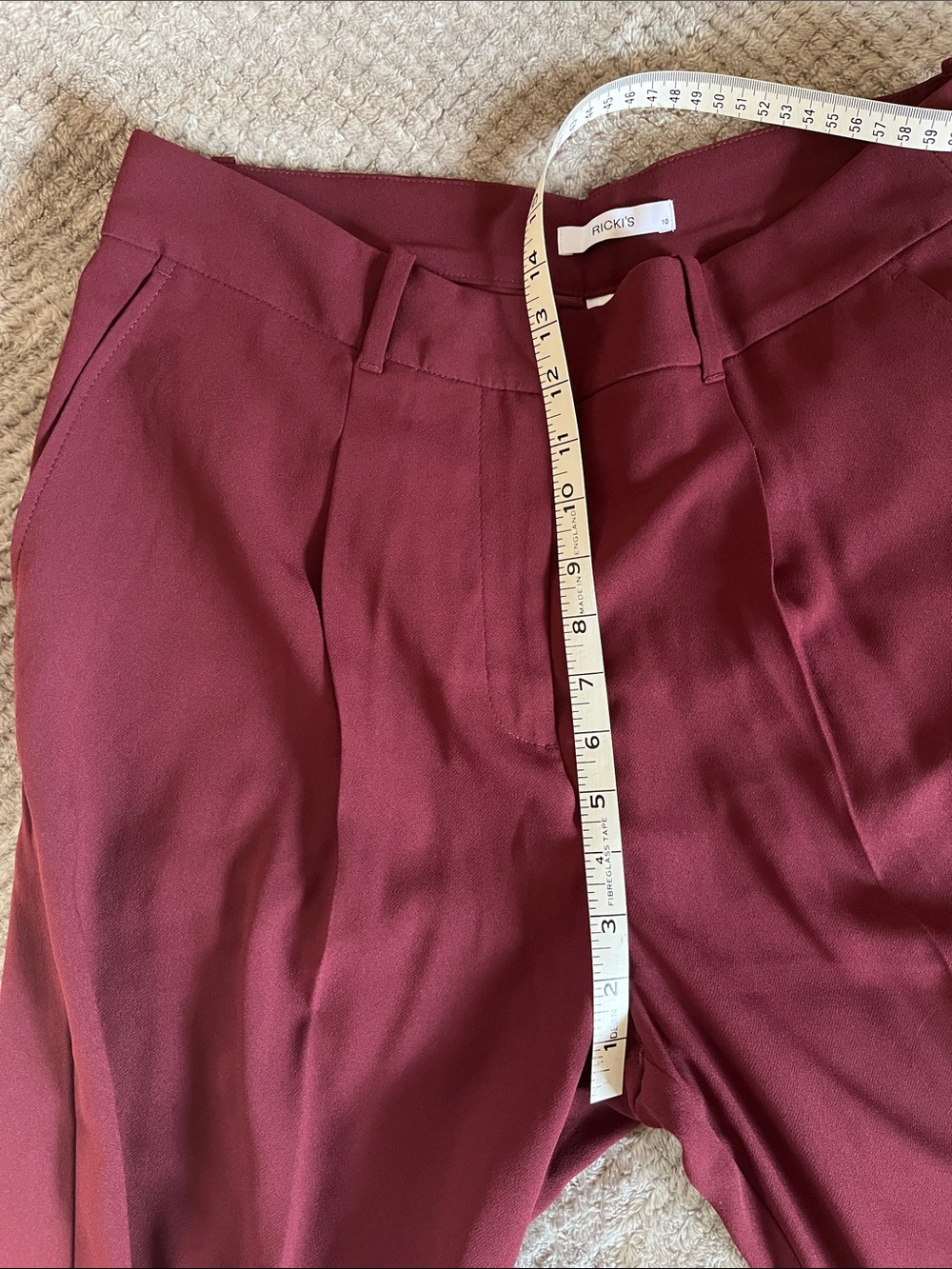 Rickis Slim Leg Crepe Pants - Picture 8 of 10